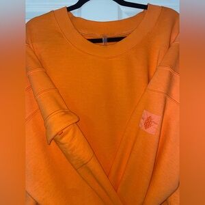 FP Movement Oversized Crew Sweatshirt | Bright Orange | Size L